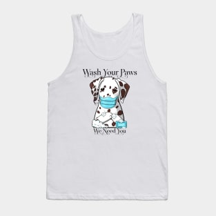 Dalmatian Wash Your Paws Tank Top